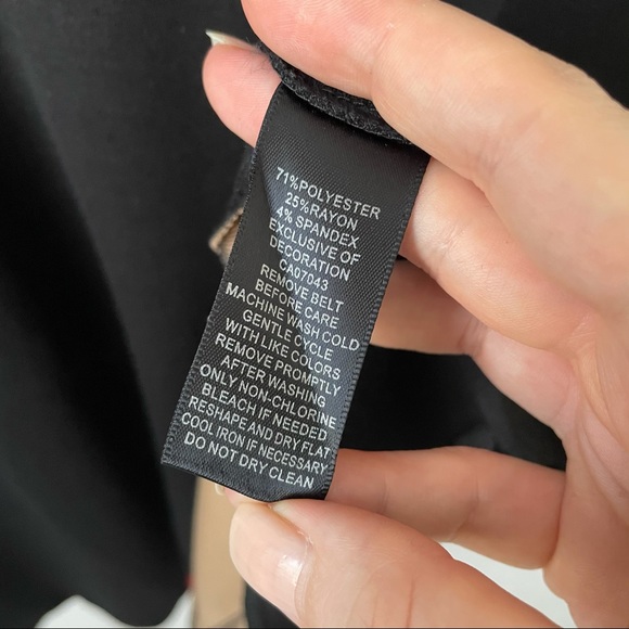 Little Black A-Line Cocktail Dress with Pockets - Picture 8 of 8